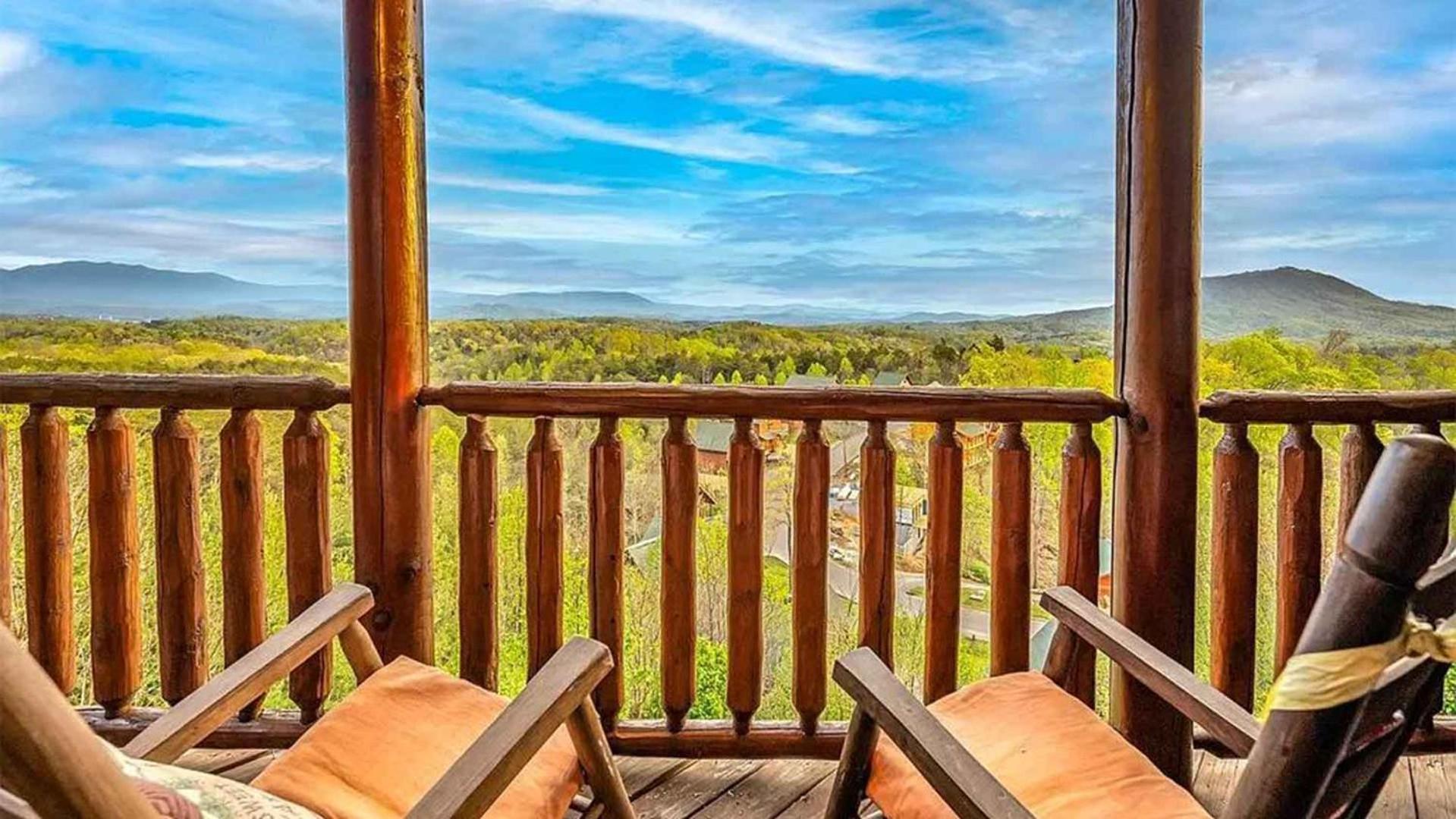 New Majestic 5 Star Amazing View, Pool, Hot Tub! Villa Pigeon Forge Eksteriør billede